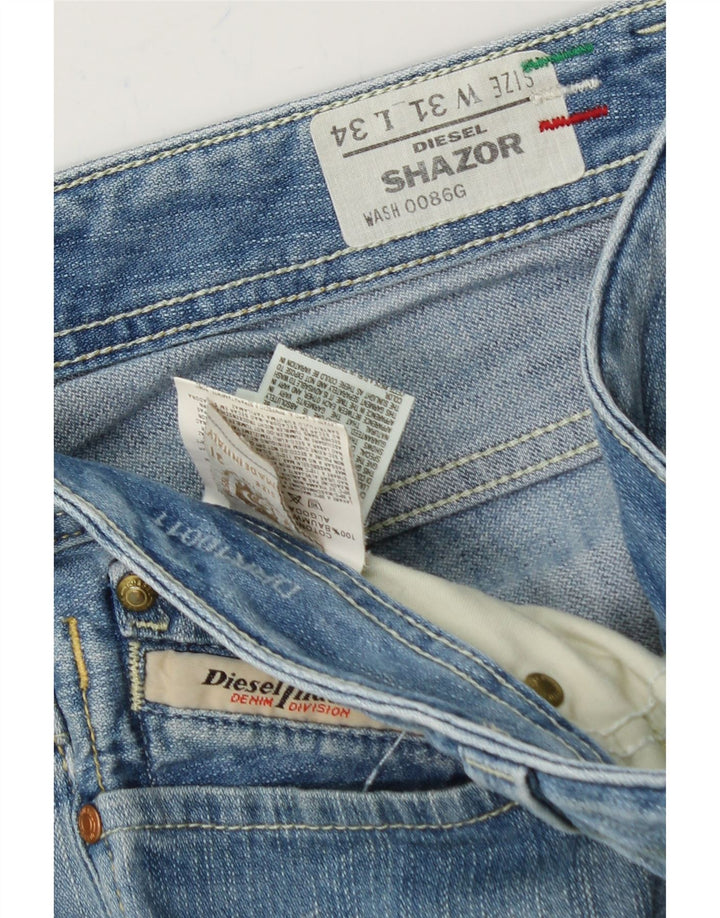 DIESEL Womens Shazor Denim Shorts W31 Medium Blue Cotton Vintage Diesel and Second-Hand Diesel from Messina Hembry 