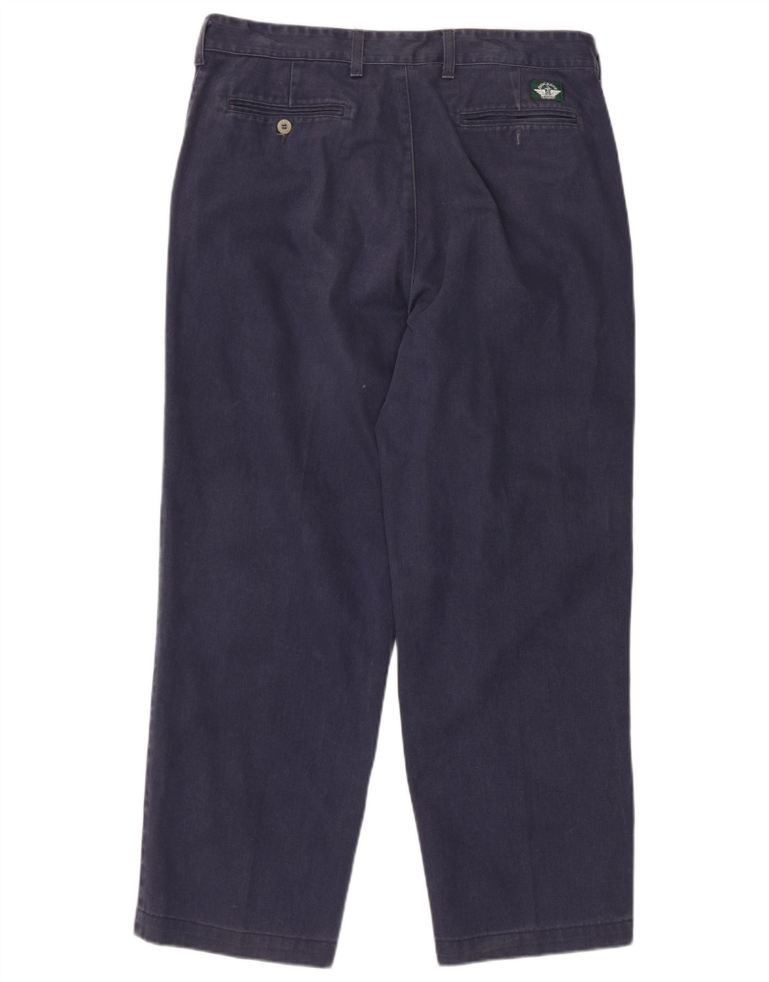 Dockers Mens Straight Chino Trousers W34 L27 Navy Blue