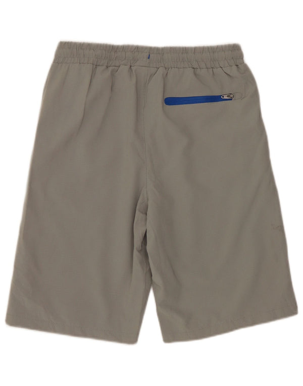EDDIE BAUER Boys Swimming Shorts 10-11 Years Medium Grey Polyester