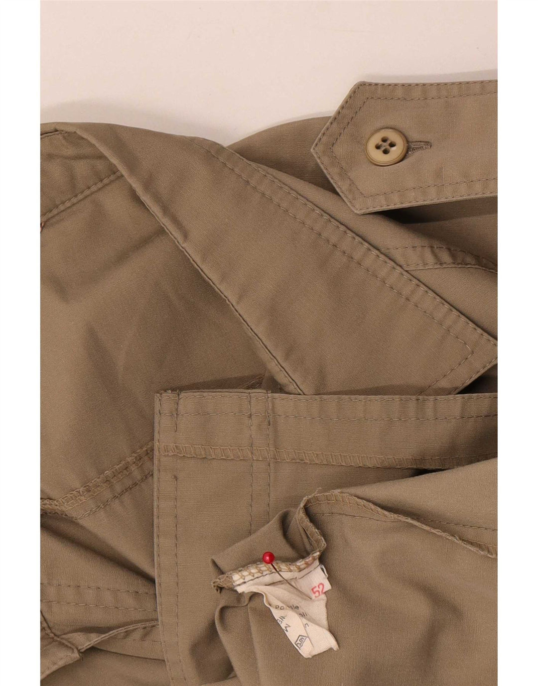 Vintage Mens Military Utility Jacket UK 38 Medium Beige