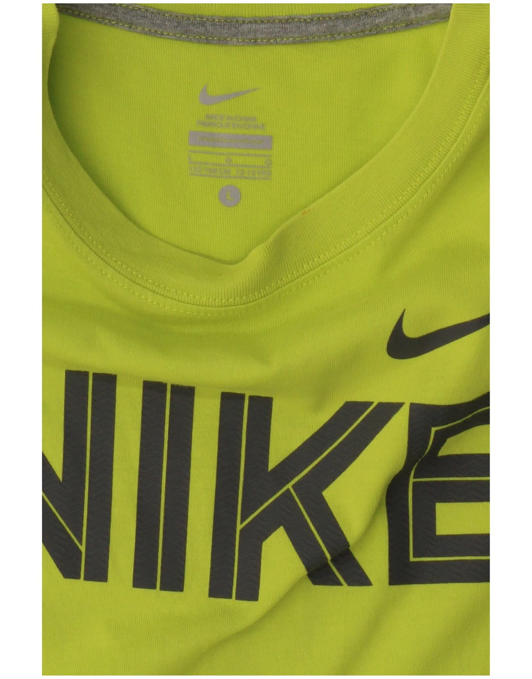 NIKE Boys Graphic Vest Top 12-13 Years Large Green