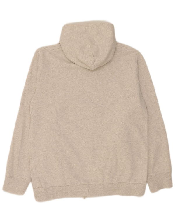 Scotch & Soda Mens Graphic Hoodie Jumper XL Grey Flecked Cotton
