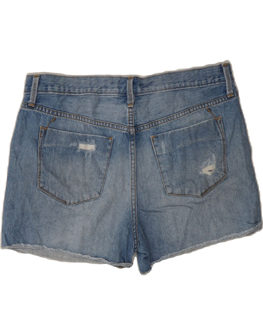 MOSSIMO Womens Boyfriend Distressed Denim Shorts US 8 Medium W32  Blue Vintage Mossimo and Second-Hand Mossimo from Messina Hembry 