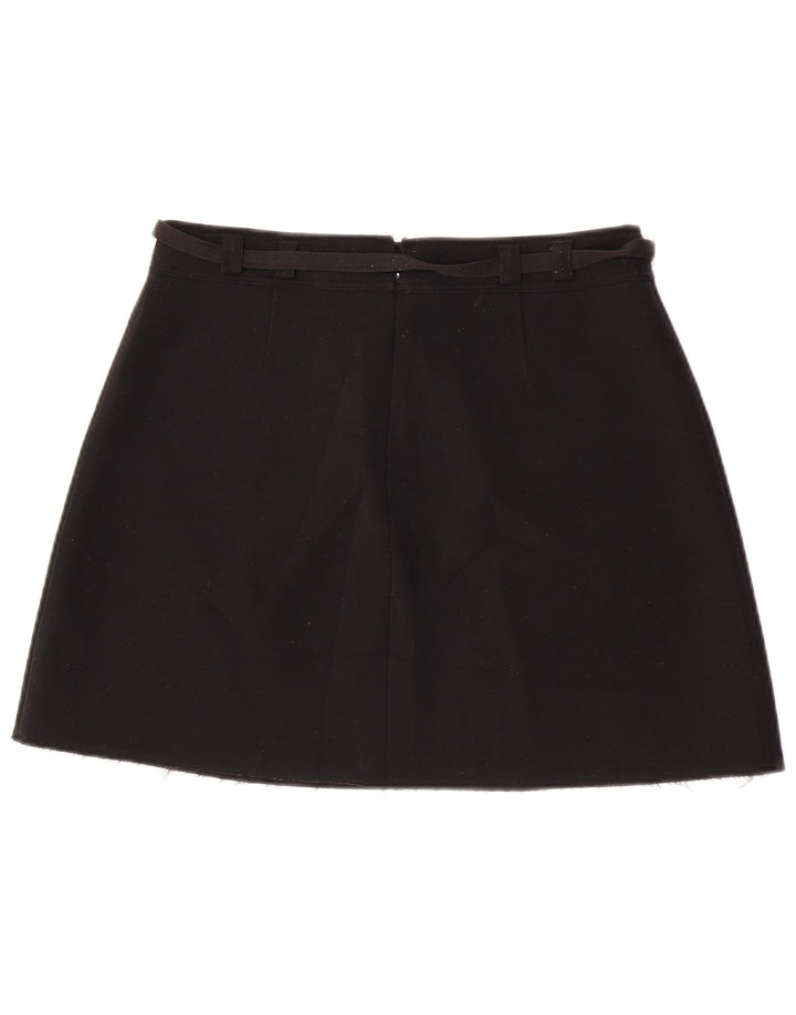 Marks & Spencer Womens Mini Skirt UK 14 Large W30  Black Polyester