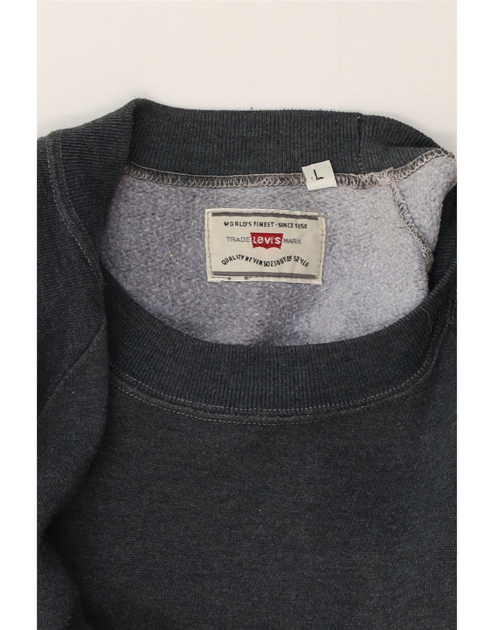 Levi's Mens Sweatshirt Jumper Large Navy Blue
