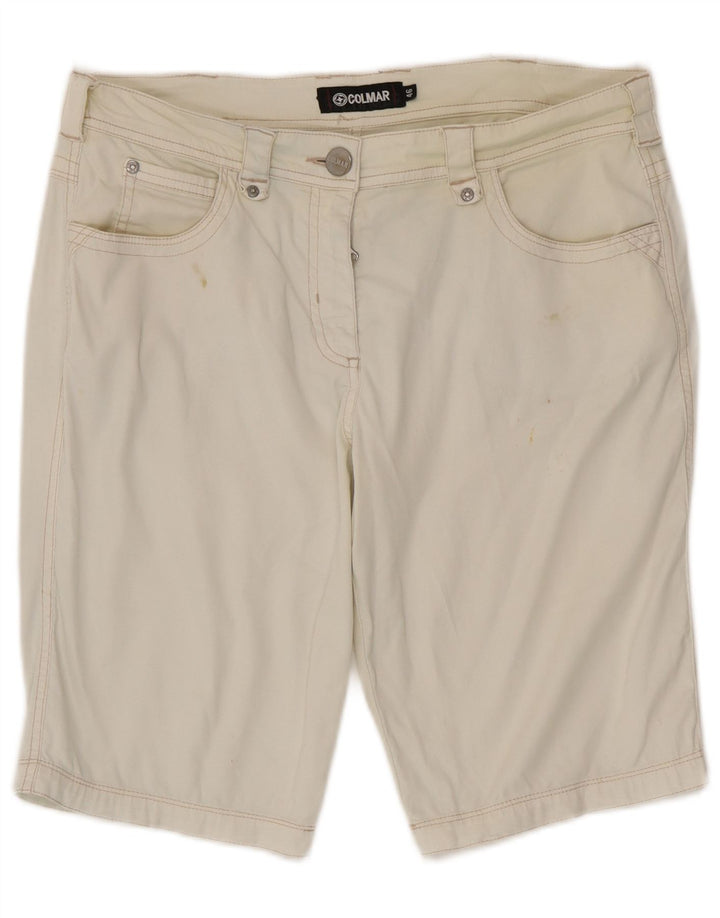 COLMAR Mens Casual Shorts EU 46 Large W32 Off White