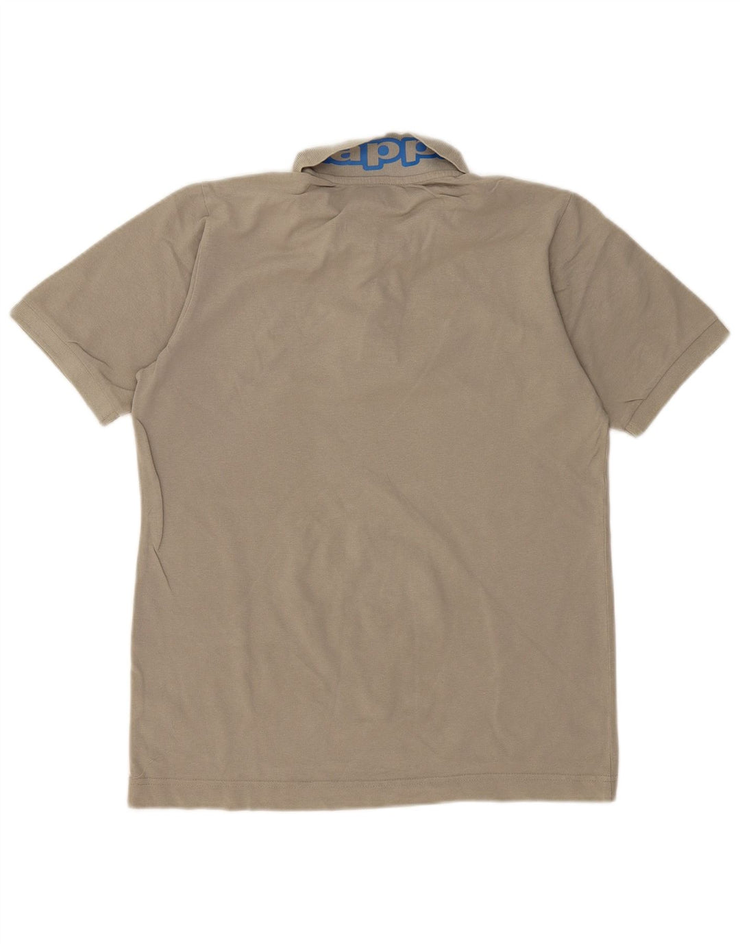KAPPA Mens Graphic Polo Shirt Medium Khaki