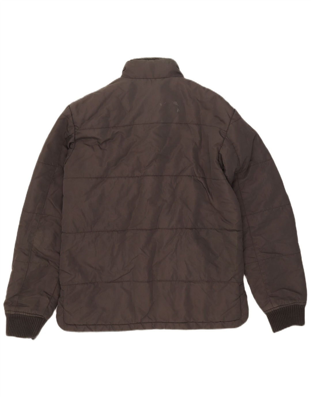 Armani Jeans Mens Padded Jacket EU 48 Medium Grey Polyamide