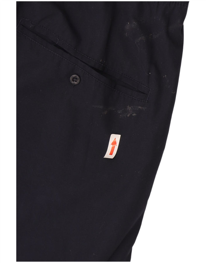 Adidas Mens Cargo Shorts Medium W36 Navy Blue Cotton