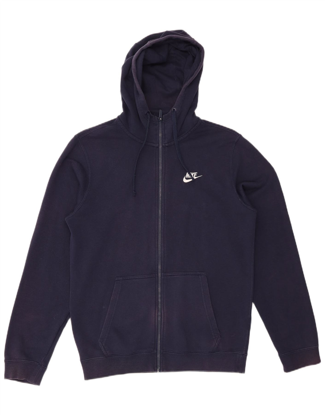 Nike Mens Zip Hoodie Sweater Small Navy Blue