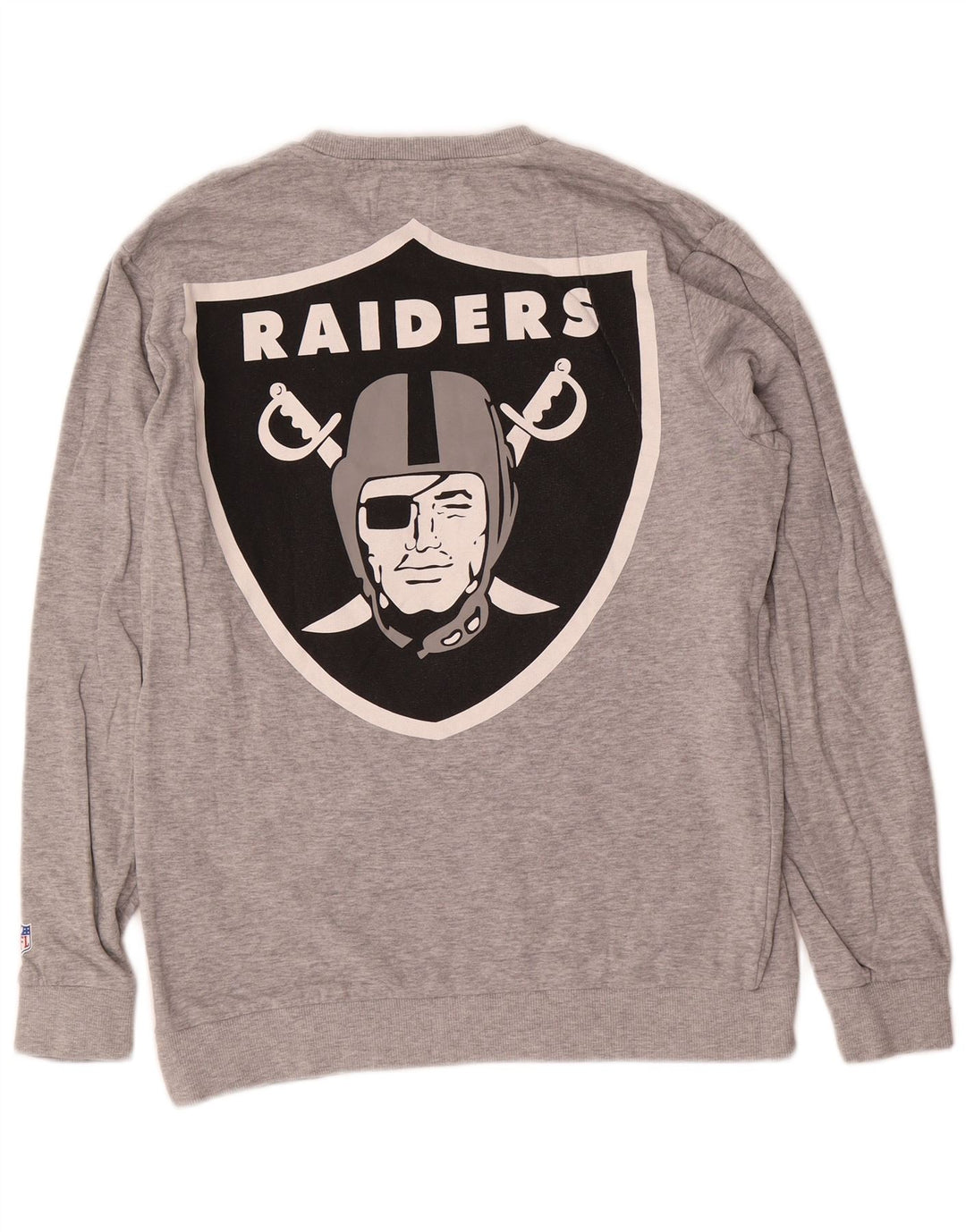 Only & Sons Mens Raiders Graphic Sweatshirt Jumper Medium Grey Colourblock