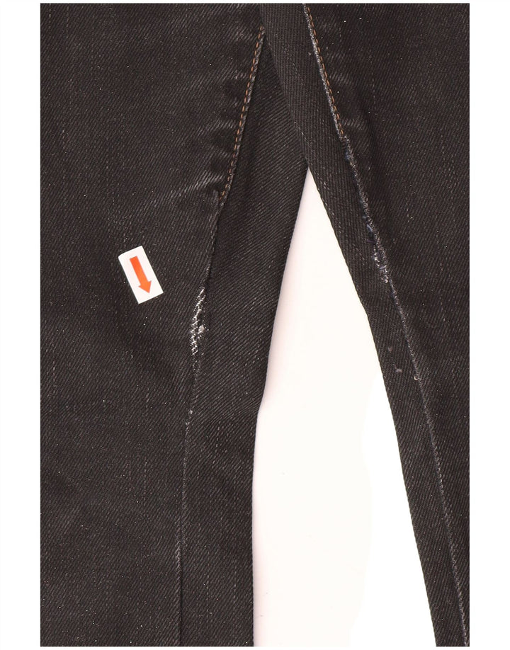 JUST CAVALLI Womens Straight Jeans W34 L27  Black Cotton