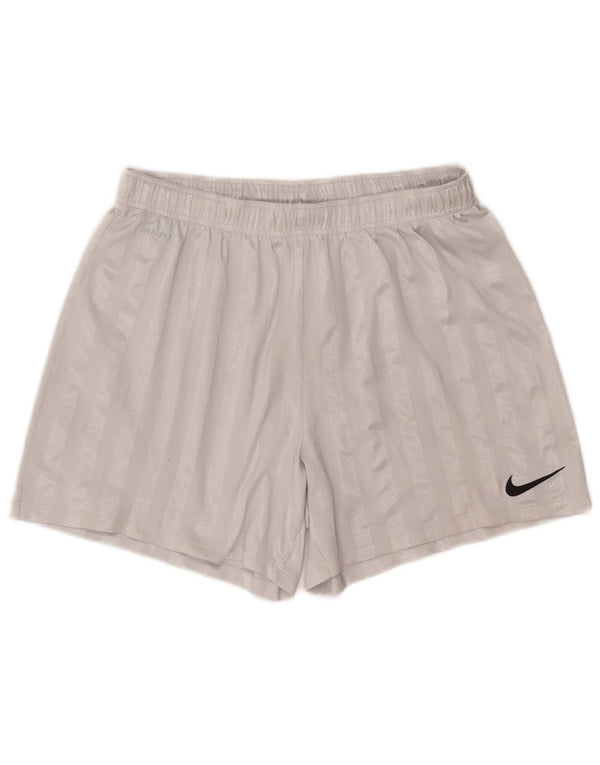 Nike Mens Dri Fit Sport Shorts XL Grey Striped Polyester