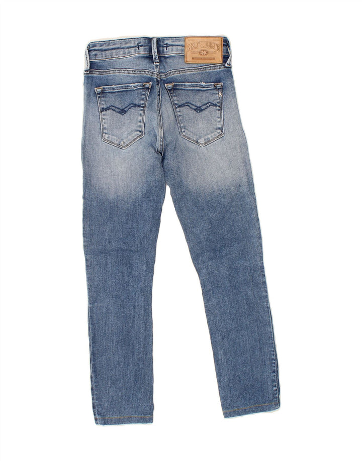 REPLAY Womens Slim Jeans W24 L24 Blue Cotton Vintage Replay and Second-Hand Replay from Messina Hembry 