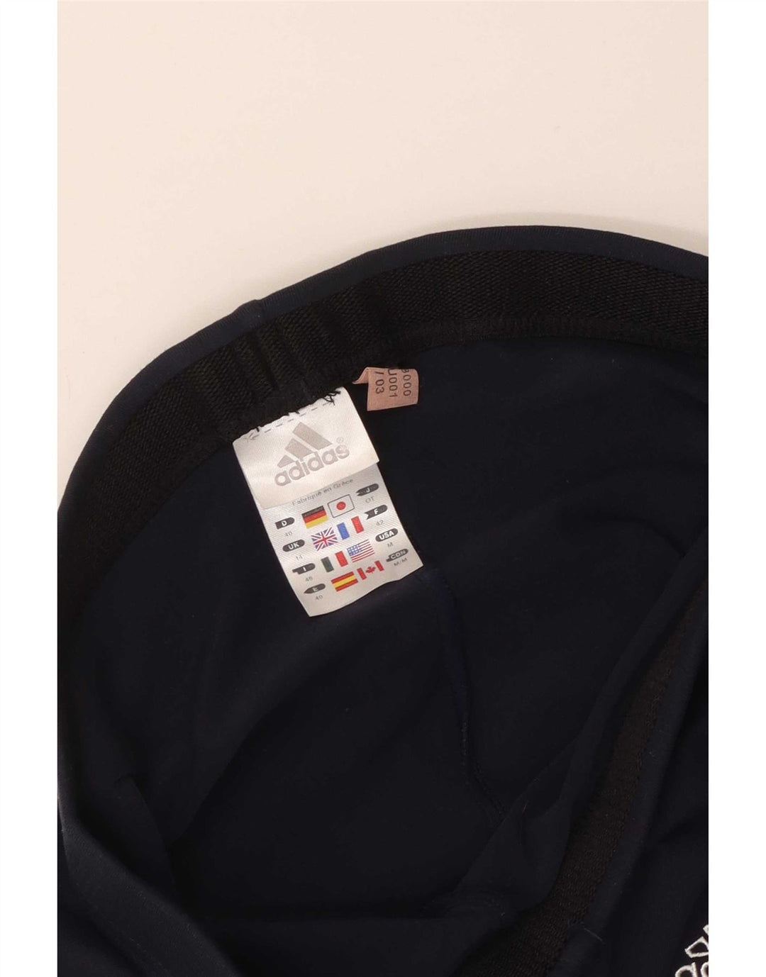 Adidas Womens Leggings UK 14 Large Navy Blue Polyamide