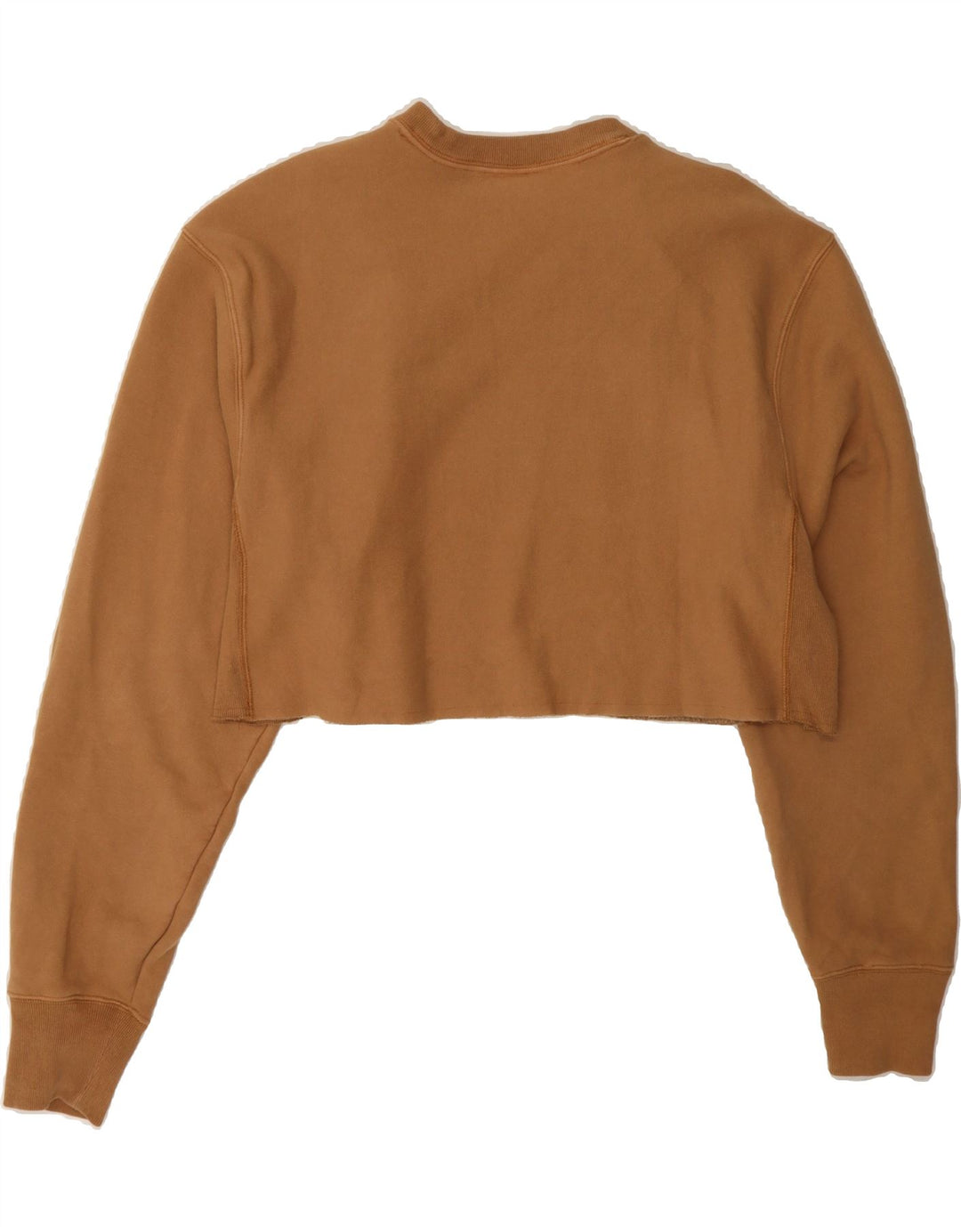 CHAMPION Womens Reverse Weave Graphic Sweatshirt Jumper UK 14 Medium Brown Vintage Champion and Second-Hand Champion from Messina Hembry 