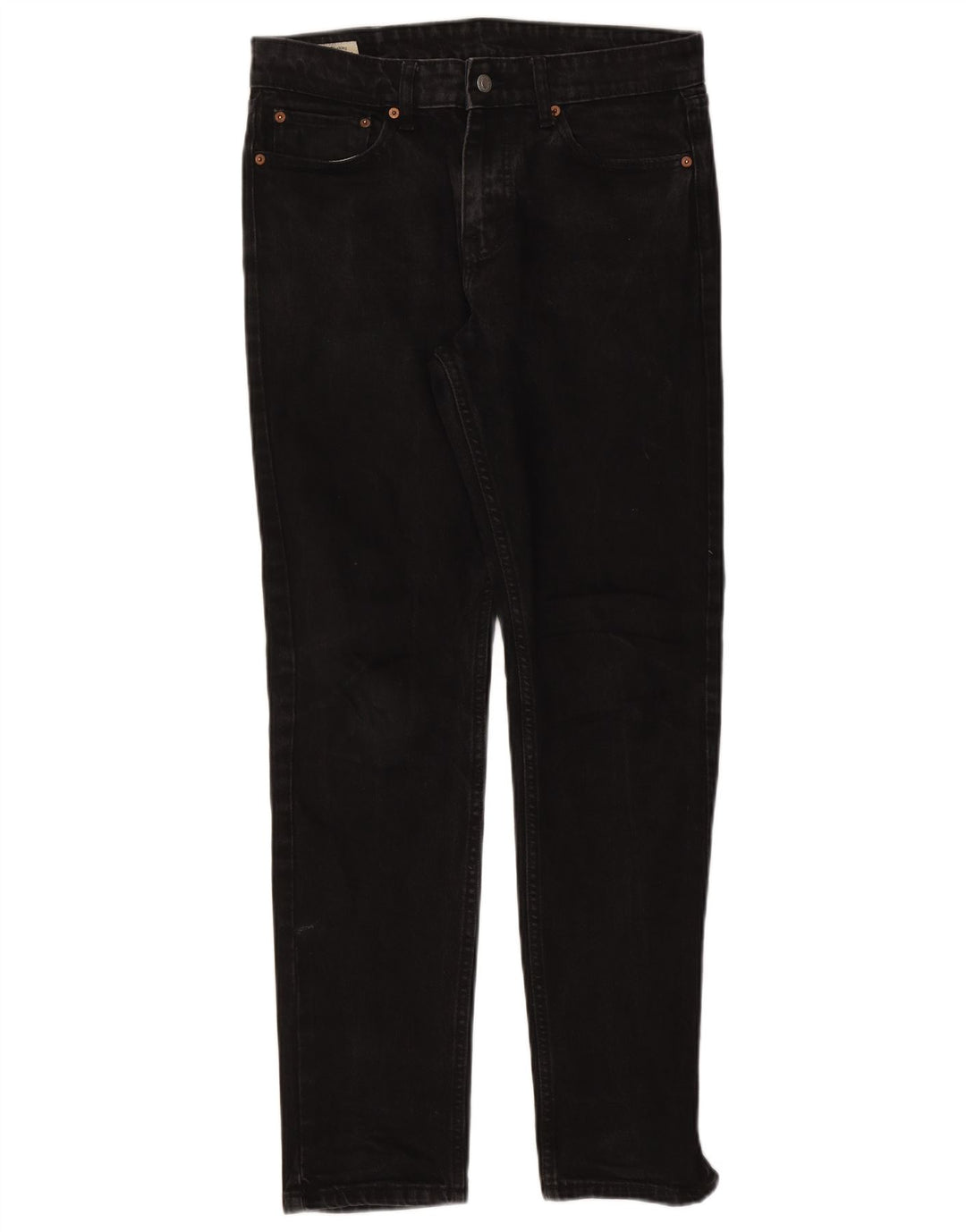 Levi's Mens 511 Slim Jeans W32 L32 Black Cotton