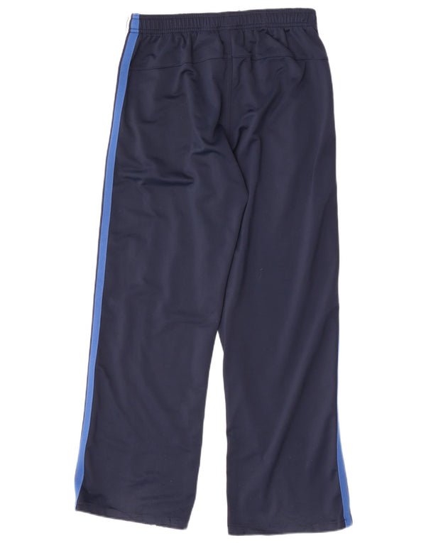 Nike Boys Tracksuit Trousers 13-14 Years XL Navy Blue Colourblock Polyester