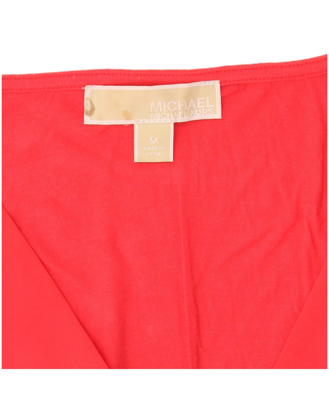 Michael Kors Womens Vest Top UK 14 Medium Red