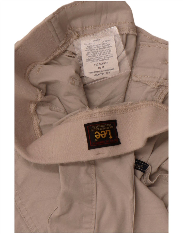 LEE Womens Casual Shorts US 18 2XL W38  Beige Cotton