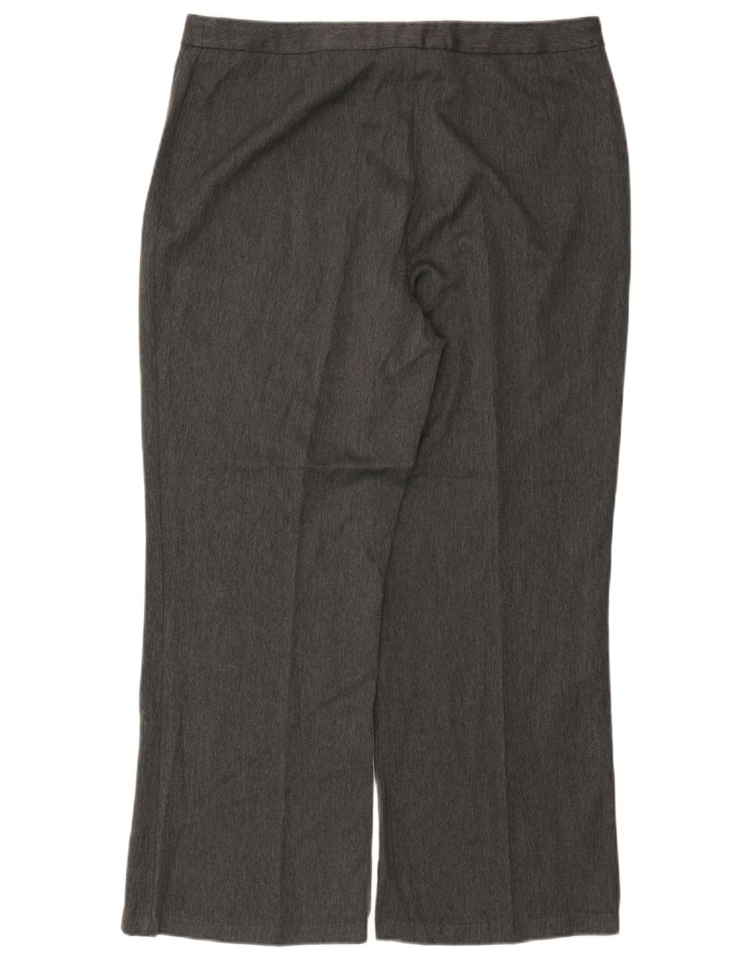 Marks & Spencer Womens Straight Suit Trousers W36 L28 Grey Herringbone