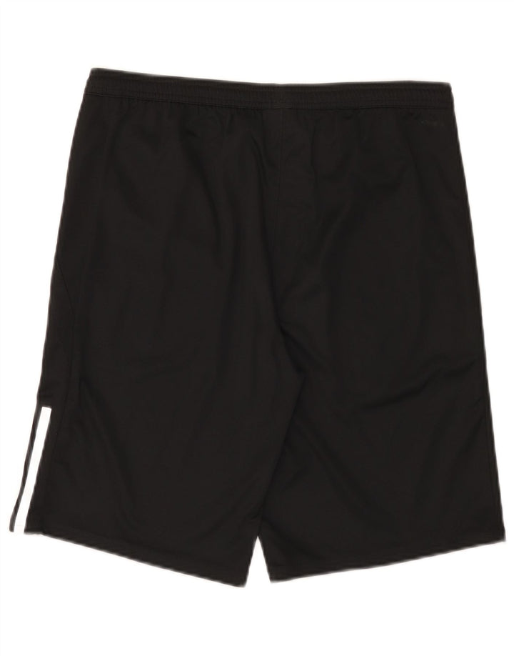 Adidas Boys Sport Shorts 15-16 Years Black Polyester