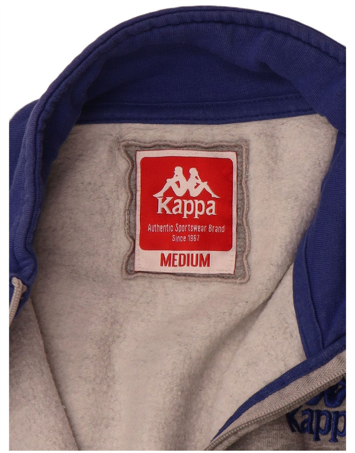 Kappa Mens Tracksuit Top Jacket Medium Grey Colourblock