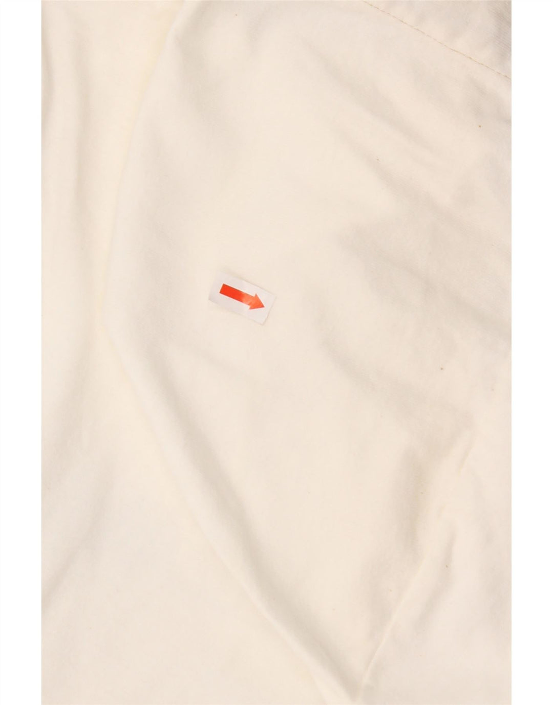 REPLAY Womens Hooded Graphic Top Long Sleeve UK 14 Large White Cotton