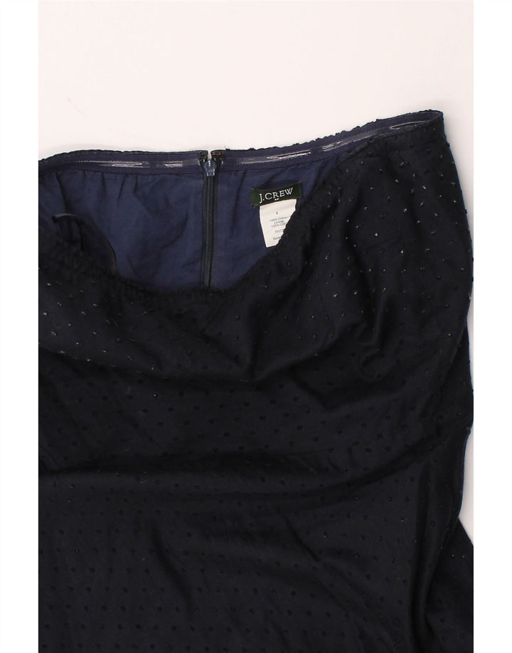 J. CREW Womens Strapless Dress US 6 Medium Navy Blue Cotton Vintage J. Crew and Second-Hand J. Crew from Messina Hembry 