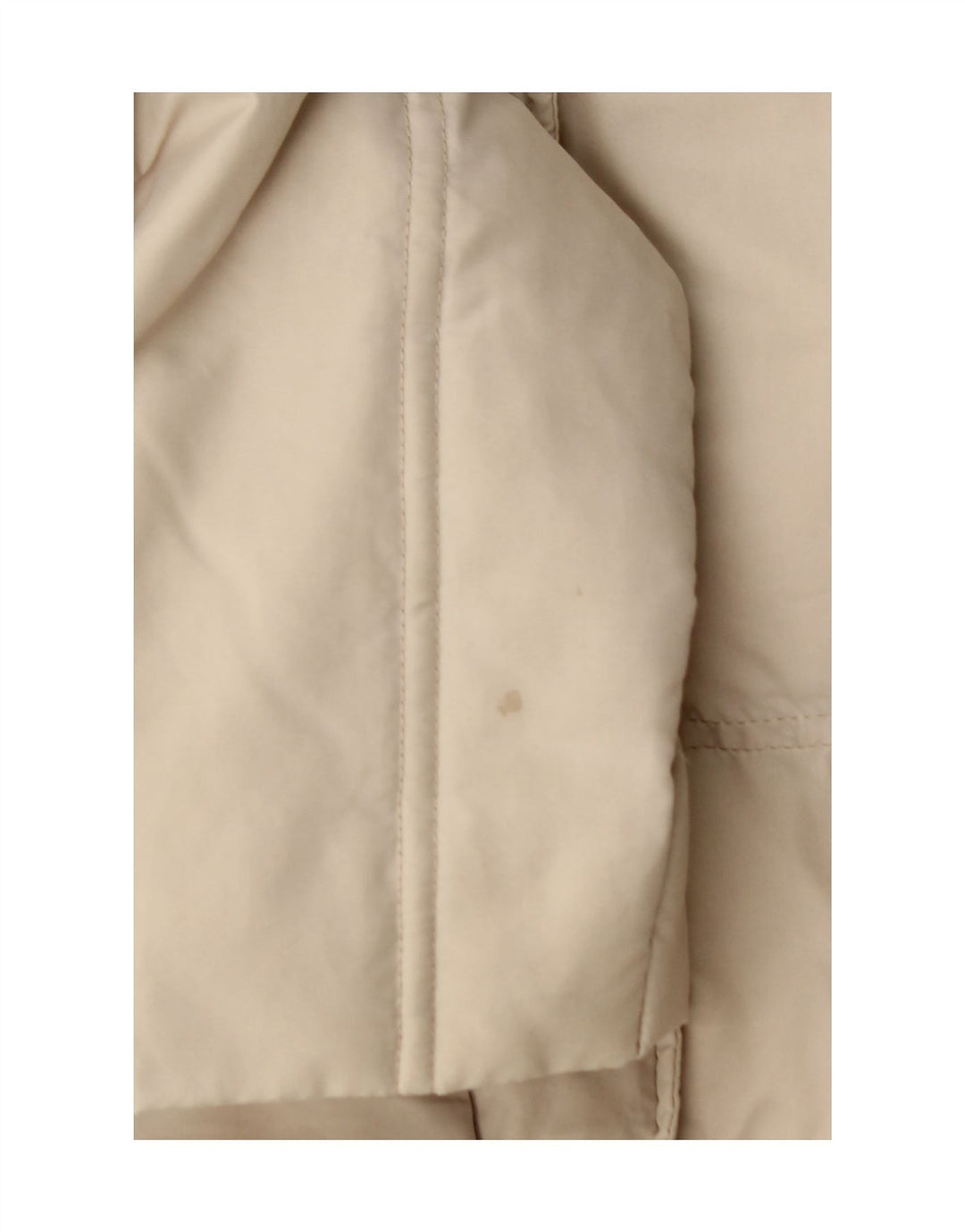 FILA Womens Oversized Padded Jacket UK 10 Small Beige Polyamide Vintage Fila and Second-Hand Fila from Messina Hembry 