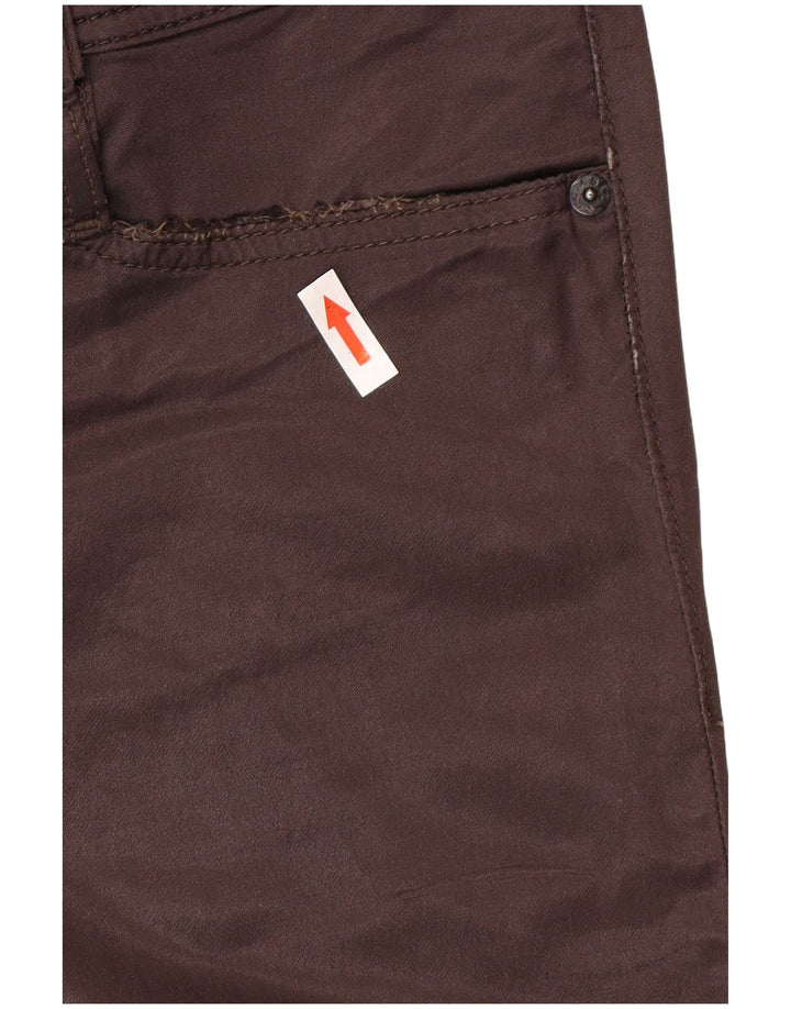 Diesel Womens Slim Casual Trousers W31 L34 Brown Cotton