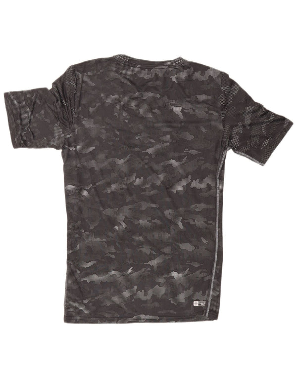 Superdry Mens Graphic T-Shirt Top 2XL Black Camouflage Polyester Sports