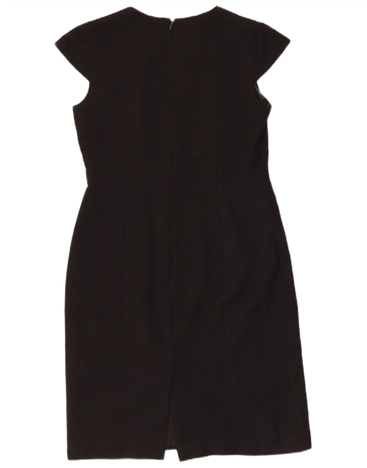 Hobbs Womens Sheath Dress UK 12 Medium Black Polyester