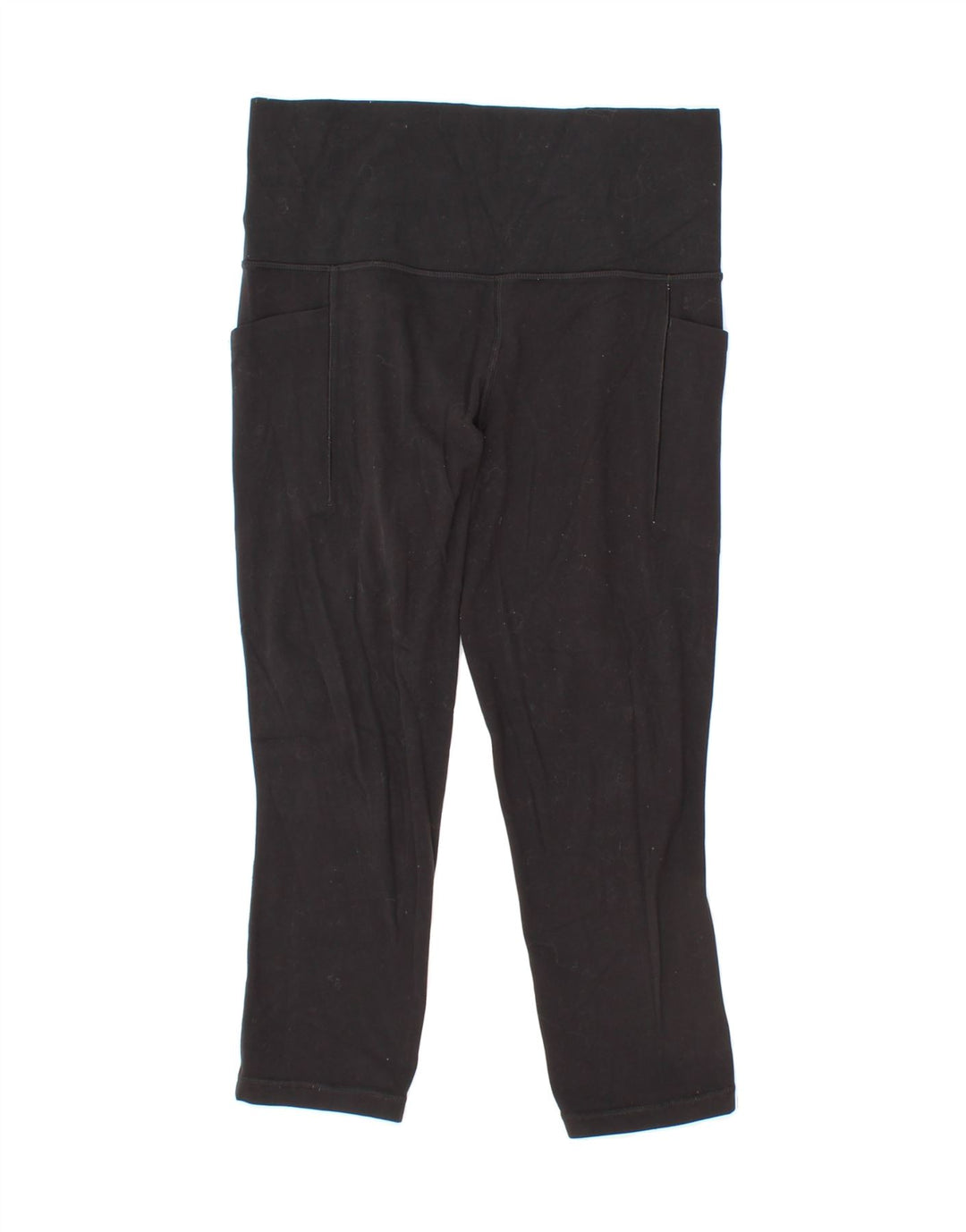ATHLETA Womens Capri Leggings UK 10 Small Black Nylon Vintage Athleta and Second-Hand Athleta from Messina Hembry 