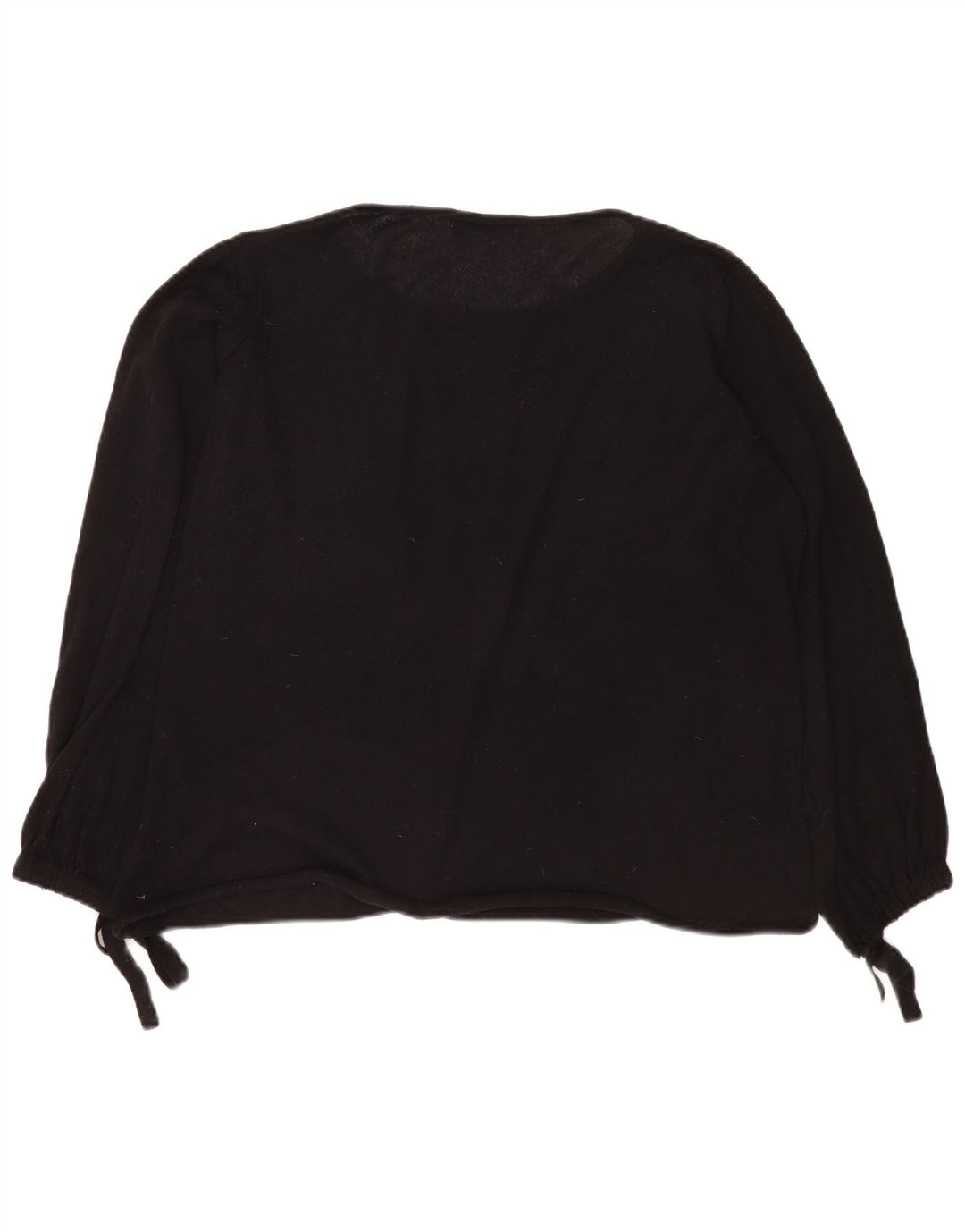 Zara Womens Oversized Boat Neck Jumper Sweater UK 10 Small Black Polyester