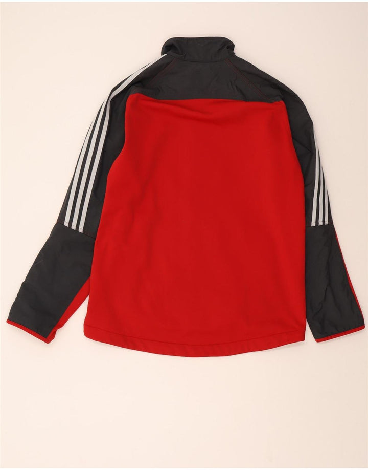 ADIDAS Mens Tracksuit Top Jacket UK 40/42 Medium Red Colourblock Polyester Vintage Adidas and Second-Hand Adidas from Messina Hembry 