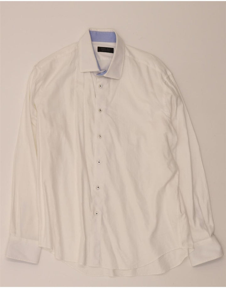ZARA Mens Shirt Size 44 17 XL White Vintage Zara and Second-Hand Zara from Messina Hembry 