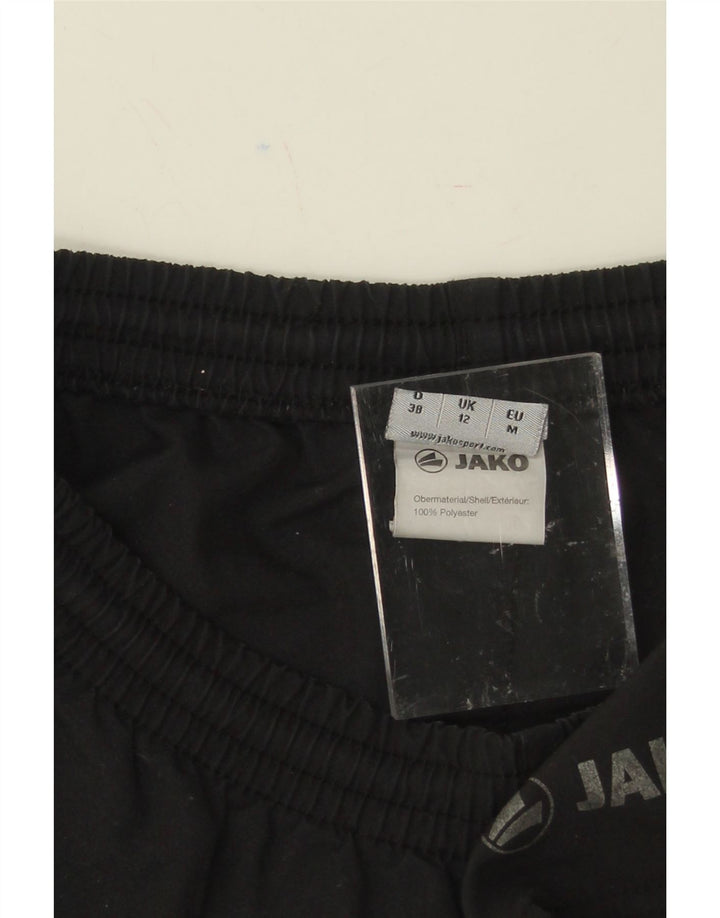 JAKO Womens Sport Shorts UK 12 Medium Black Polyester Vintage Jako and Second-Hand Jako from Messina Hembry 