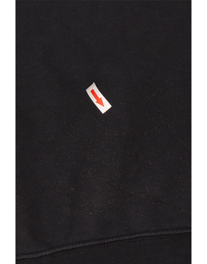 Nike Mens Graphic Sweatshirt Jumper Small Black Cotton