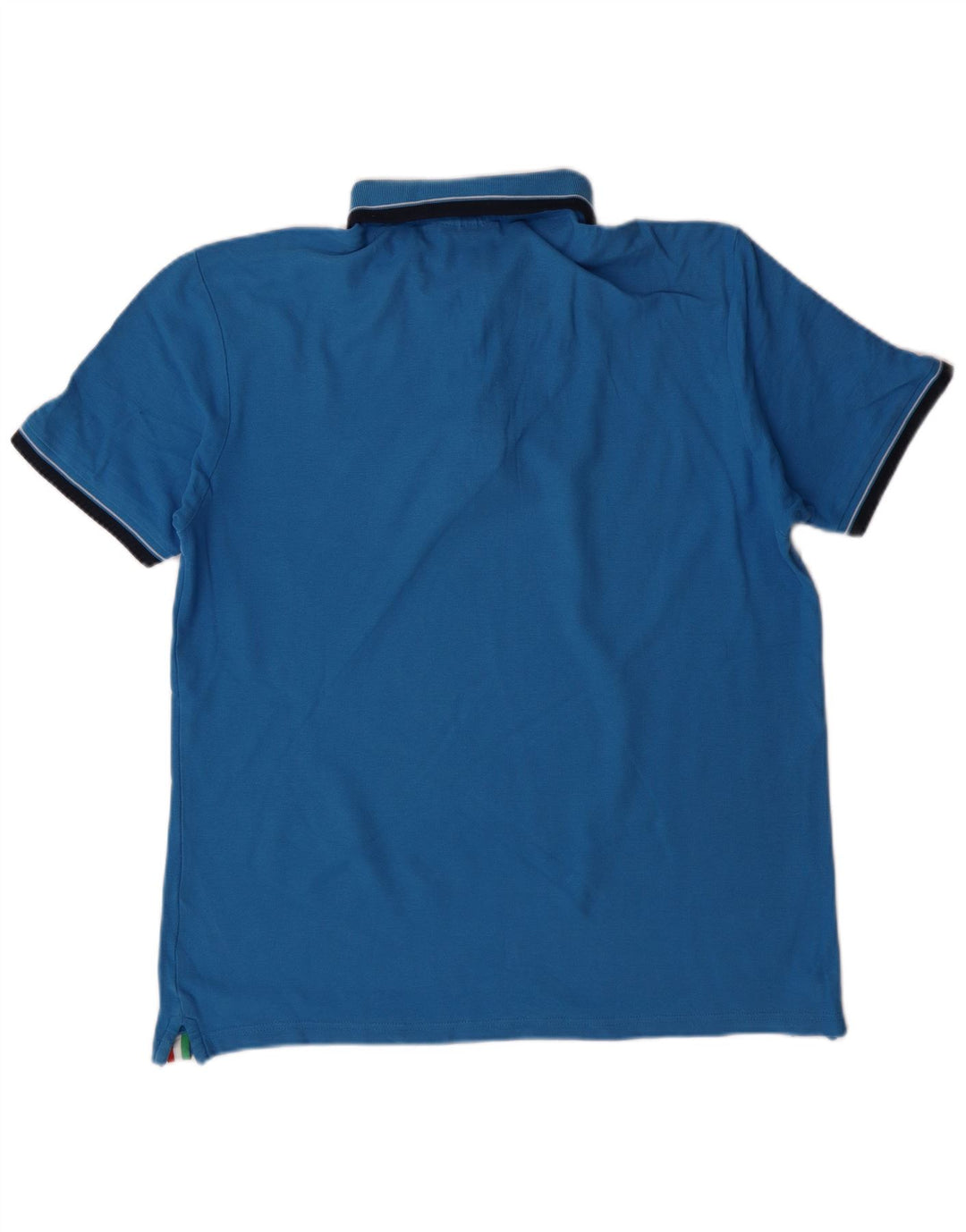 LOTTO Mens Polo Shirt Medium Blue Cotton