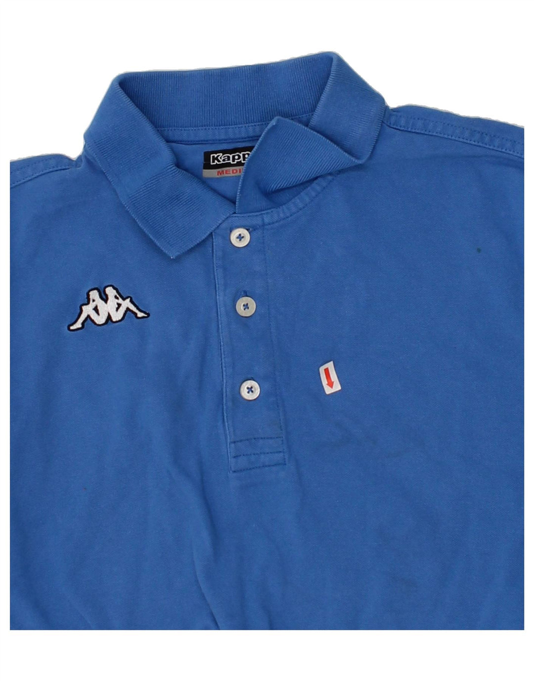 KAPPA Mens Polo Shirt Medium Blue Cotton Vintage Kappa and Second-Hand Kappa from Messina Hembry 