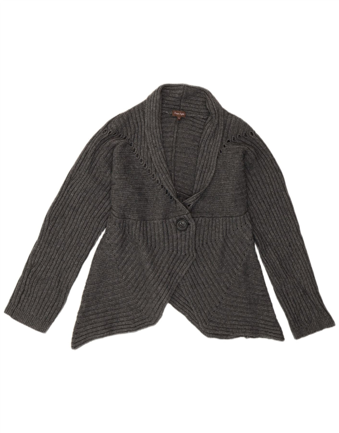 Phase Eight Womens Cardigan Sweater UK 16 Large Grey Viscose