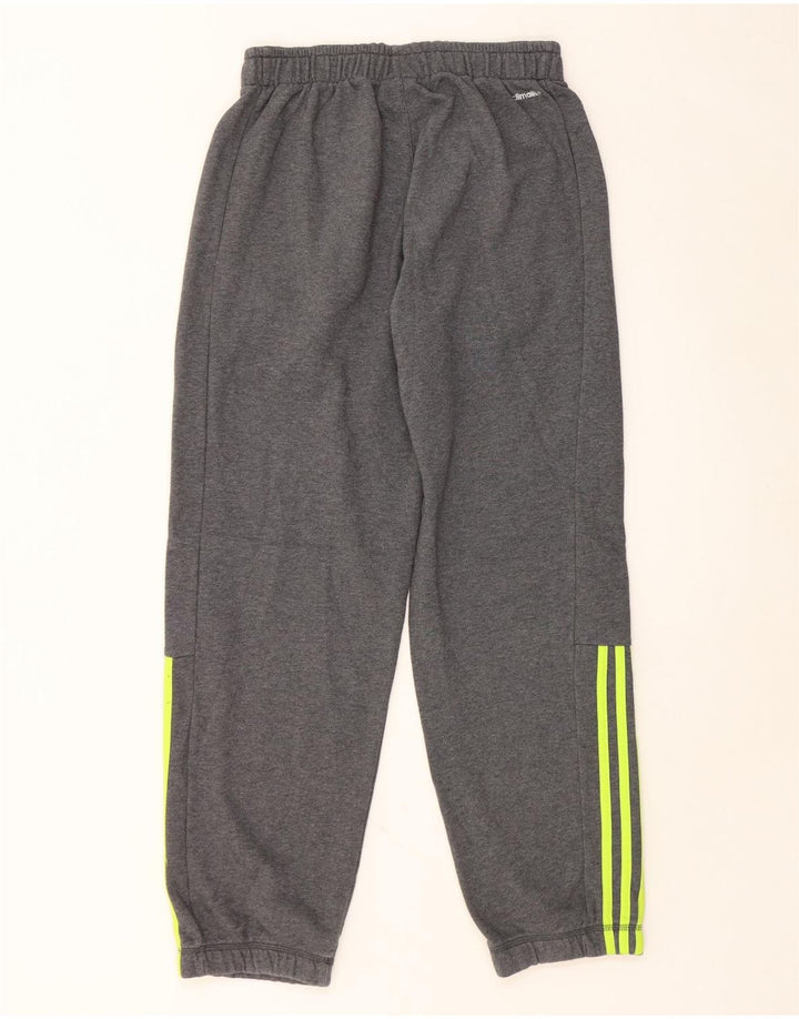 ADIDAS Mens Climalite Tracksuit Trousers Joggers Medium Grey Cotton