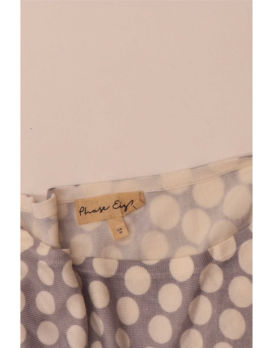 Phase Eight Womens Asymmetric Blouse Top UK 14 Medium Purple Spotted