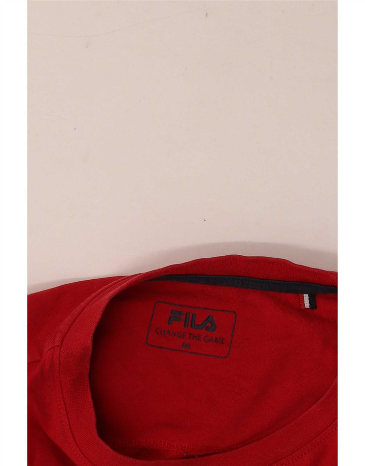 Fila Mens Graphic T-Shirt Top Medium Multicoloured Colourblock