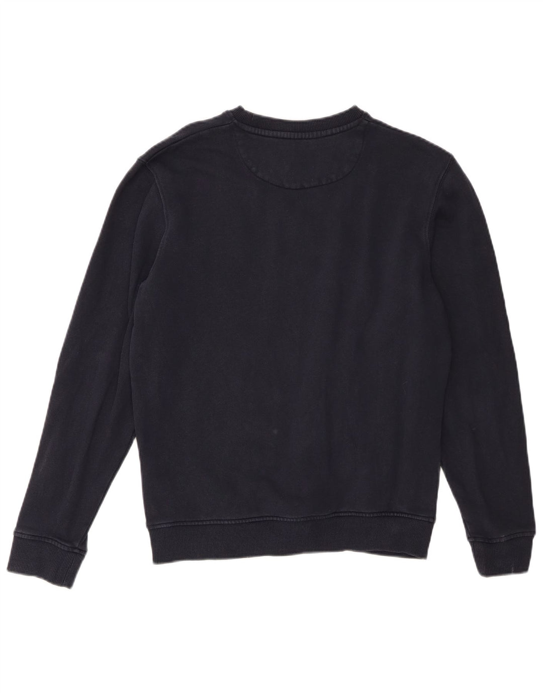 Lyle & Scott Mens Sweatshirt Jumper Small Navy Blue Cotton
