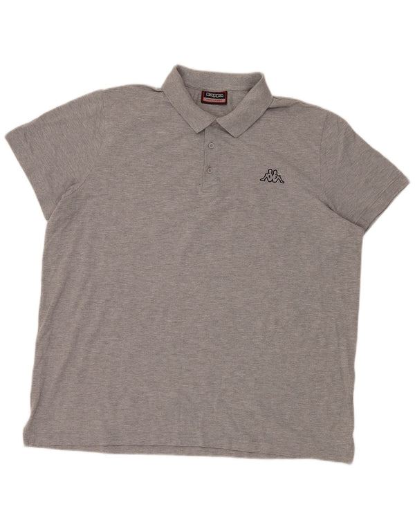 KAPPA Mens Polo Shirt 3XL Grey Cotton