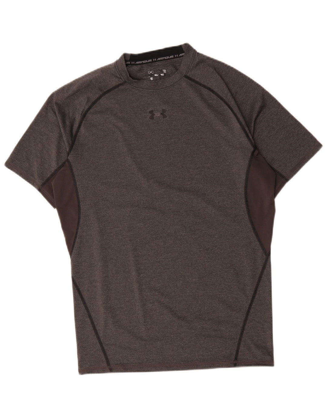 Under Armour Mens T-Shirt Top Medium Grey Colourblock