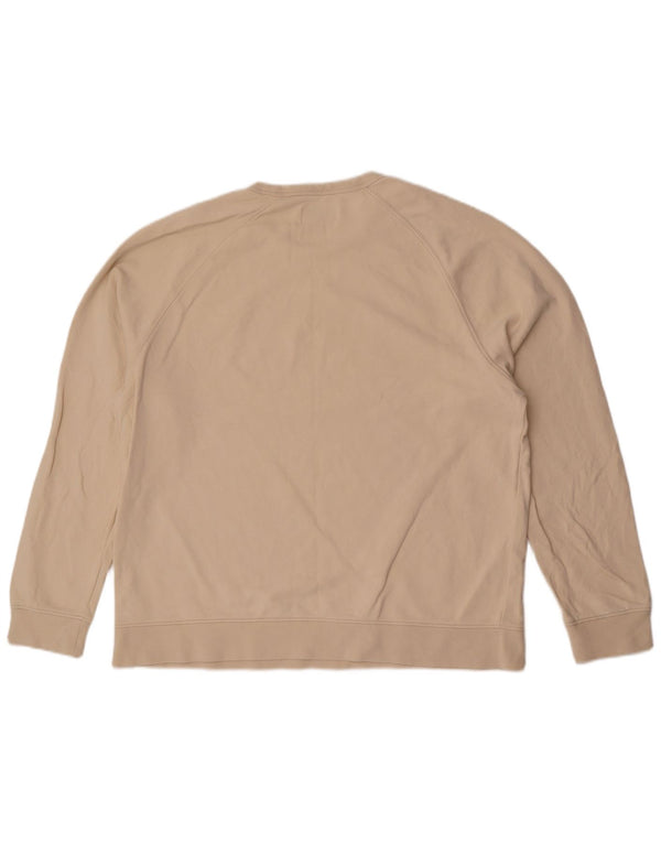 Marks & Spencer Mens Sweatshirt Jumper XL Beige Cotton