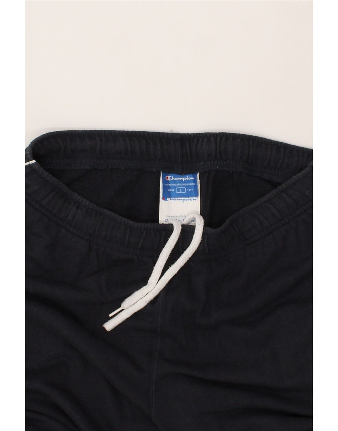 CHAMPION Mens Tracksuit Trousers Large  Navy Blue Cotton Vintage Champion and Second-Hand Champion from Messina Hembry 
